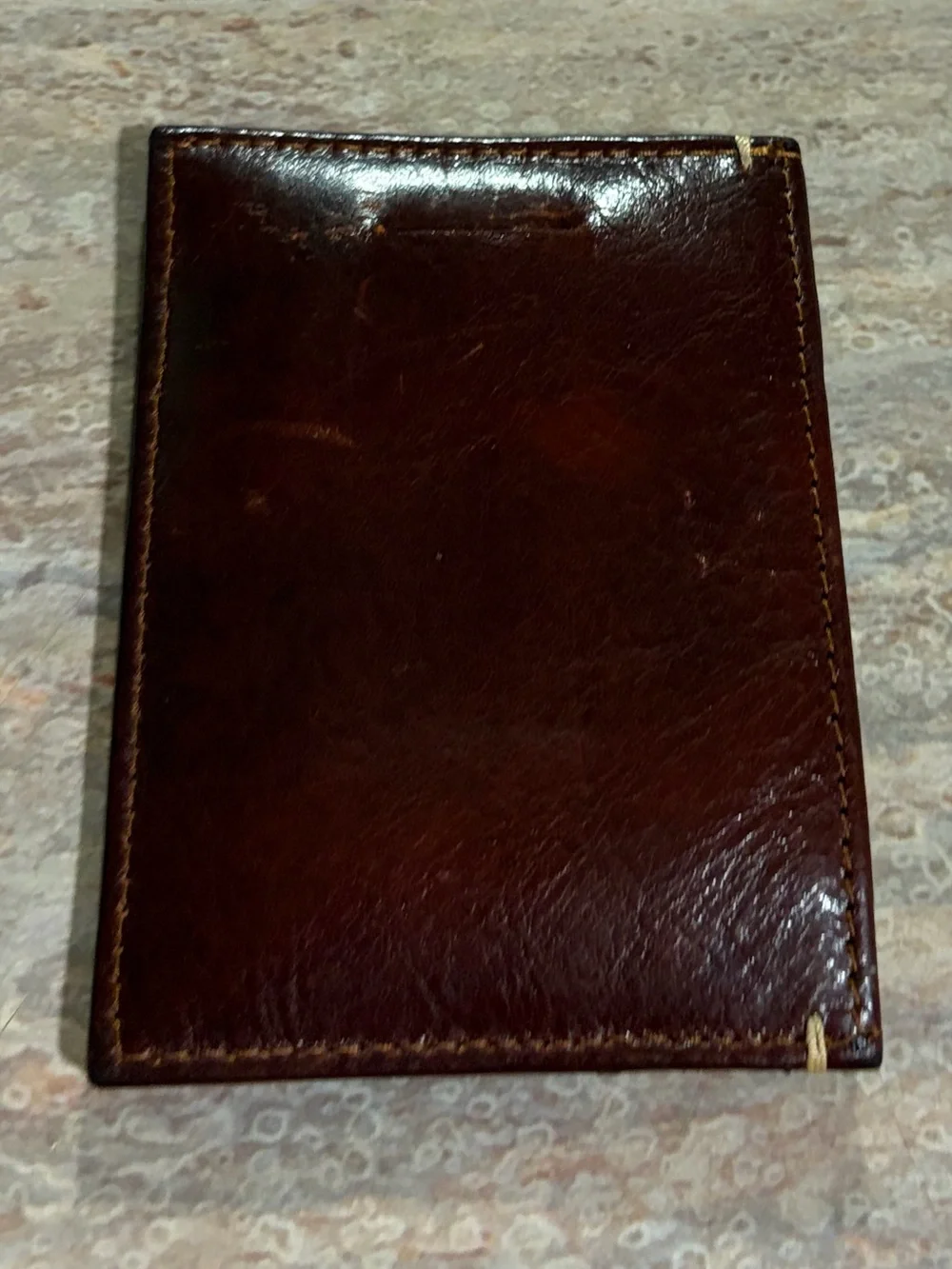 Tasso Elba Men’s Brown Leather Card Wallet